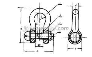 C Type Alloy Shackle CB3061