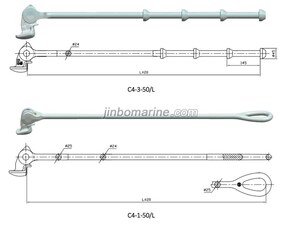 C4-3-50T-L External Lashing Rod