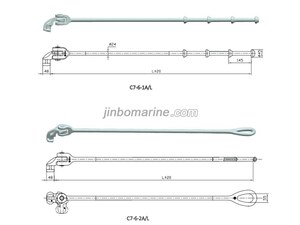 C7-6-1A-L Vertical Lashing Rod