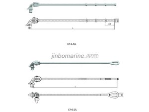 C7-6-A-L Vertical Lashing Rod