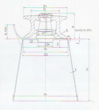 CB436-2000 B Type Cleat Fairlead With Single Roller