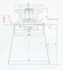 CB436-2000 B Type Cleat Fairlead With Single Roller thumbnail 3