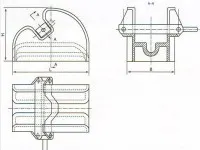 CB286-84 Cast Steel Lever Chain Stopper 3