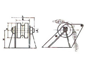 CB290-95 Chain Wheel For Hawse Pipe