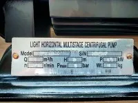CHL2-30LSLLC Light Horizontal Multistage Centrifugal Pump 5