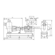 CWZ Series Marine Horizontal Self-priming Centrifugal Ballast And Fire Pump