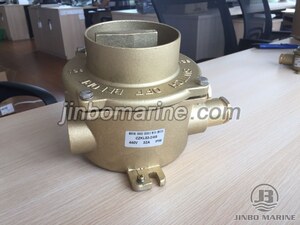 Marine Brass High-Current Water-tight Socket with Chain Switch CZKLS3-2