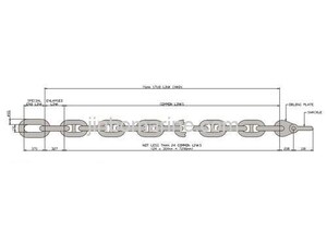 OCIMF Grade R3/R4 76mm Chafe Chain
