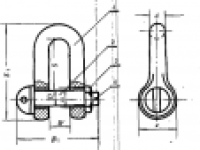 D Type Alloy Shackle CB3061