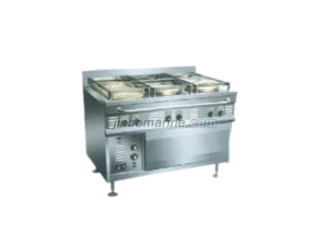 DZ-22 Marine Electric Stoves Six rectangle headting plates woth Oven thumbnail 1