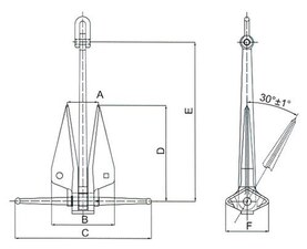 Danforth Anchors HHP Type