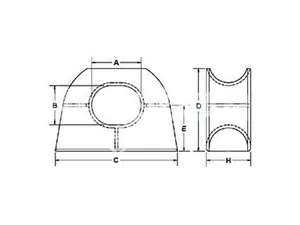 EU Type Deck Mounting Chock thumbnail 3