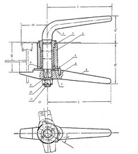 Dog Lock for Marine Weathertight Door