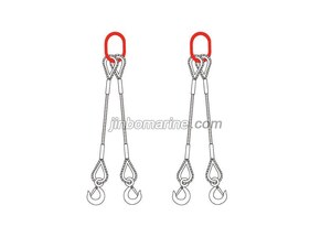 Double Legs Pressed Wire Rope Sling