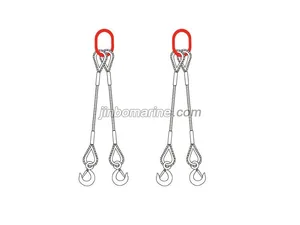 Double Legs Pressed Wire Rope Sling thumbnail 1