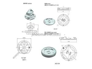 F1-7LP 45 Degree Twistlock And A15-1P Socket thumbnail 1