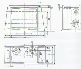 JIS F2026-1980 A Type Marine Roller Fairlead thumbnail 5
