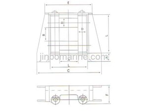 FA 4 Series Fairlead With Universal Roller