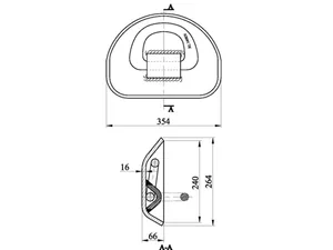 Forged Steel Flush D Ring  thumbnail 2