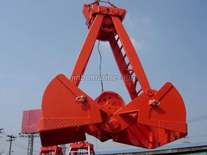 Four Rope Prevent Leakage Double Disc Grab Bucket