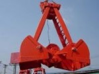 Four Rope Prevent Leakage Double Disc Grab Bucket