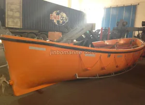 Glass Fiber Reinforced Plastic Open Type Lifeboat thumbnail 3