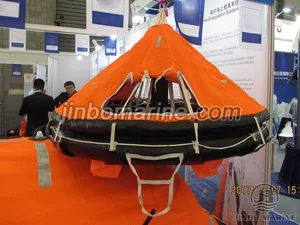 HNF-D Model Davit launched Inflatable liferaft thumbnail 1