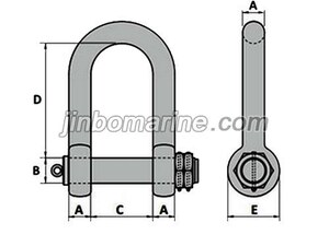 Heavy Duty Hawser Shackle