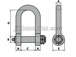 Heavy Duty Hawser Shackle thumbnail 1