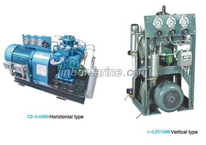 High Pressure 15 to 20MPa Water Cooling Marine Air Compressor