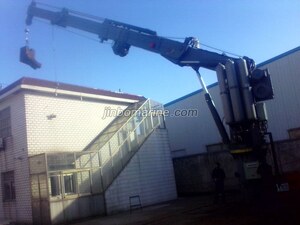 Hydraulic Telescopic Folding Arm Crane And Rescue Boat Winch