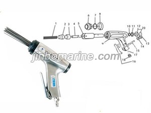 IMPA 590161 TD-16P replace JC-16 Pneumatic Jet Chisels
