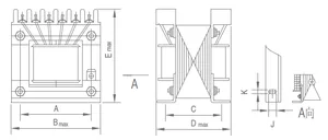 JBK3-160 Marine Minitype Control Transformer thumbnail 2