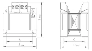 JBK5-40 Marine Minitype Control Transformer thumbnail 3