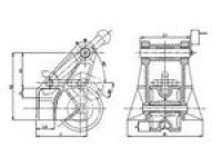 JIS F2031 Cast Steel Roller Pawl Type Chain Stopper