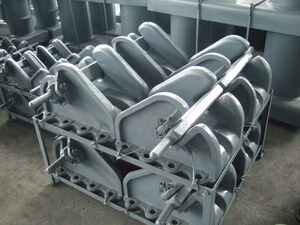 JIS F2002-1976 Cast Iron Bar Type Chain Stopper