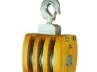 JIS F3426 Ship's Inernal-bound wooden block Triple with Hook
