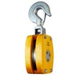 JIS F3426 Ship's Internal-bound wooden block single with hook