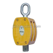 JIS F3426 Ship's internal-bound wooden block double with Link thumbnail 1