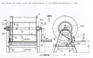Steel Wire Reel JISF 3430-1980