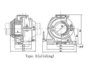 JT4175-86 Inland Water Vessel Shafting Intermediate Bearing  thumbnail 3