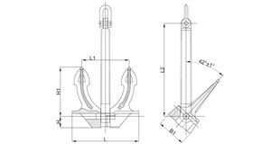 Japan Stockless Anchor