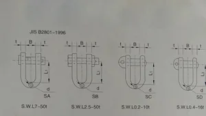 Japanese Type Straight Unloading Shackle thumbnail 1