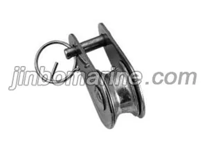 Light Pully Block- Type C (Removable Pin Rivet) Brass Sheave thumbnail 1
