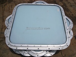 Marine Aluminum Fixed Rectangular Window for Wheelhouse