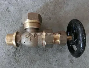 Marine Bronze Angle Valve JIS F7389 20K thumbnail 1