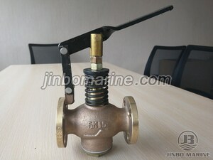 Marine Bronze Fuel Oil Tank Self-Closing Drain Valve JIS F7398F