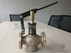 Marine Bronze Fuel Oil Tank Self-Closing Drain Valve JIS F7398F thumbnail 1