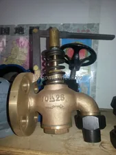 Marine Bronze Fuel Oil Tank Self-Closing Drain Valve JIS F7398U 10K thumbnail 1