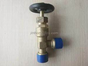 Marine Bronze Male Thread Angle Stop Valve GB595-83 Type B thumbnail 1